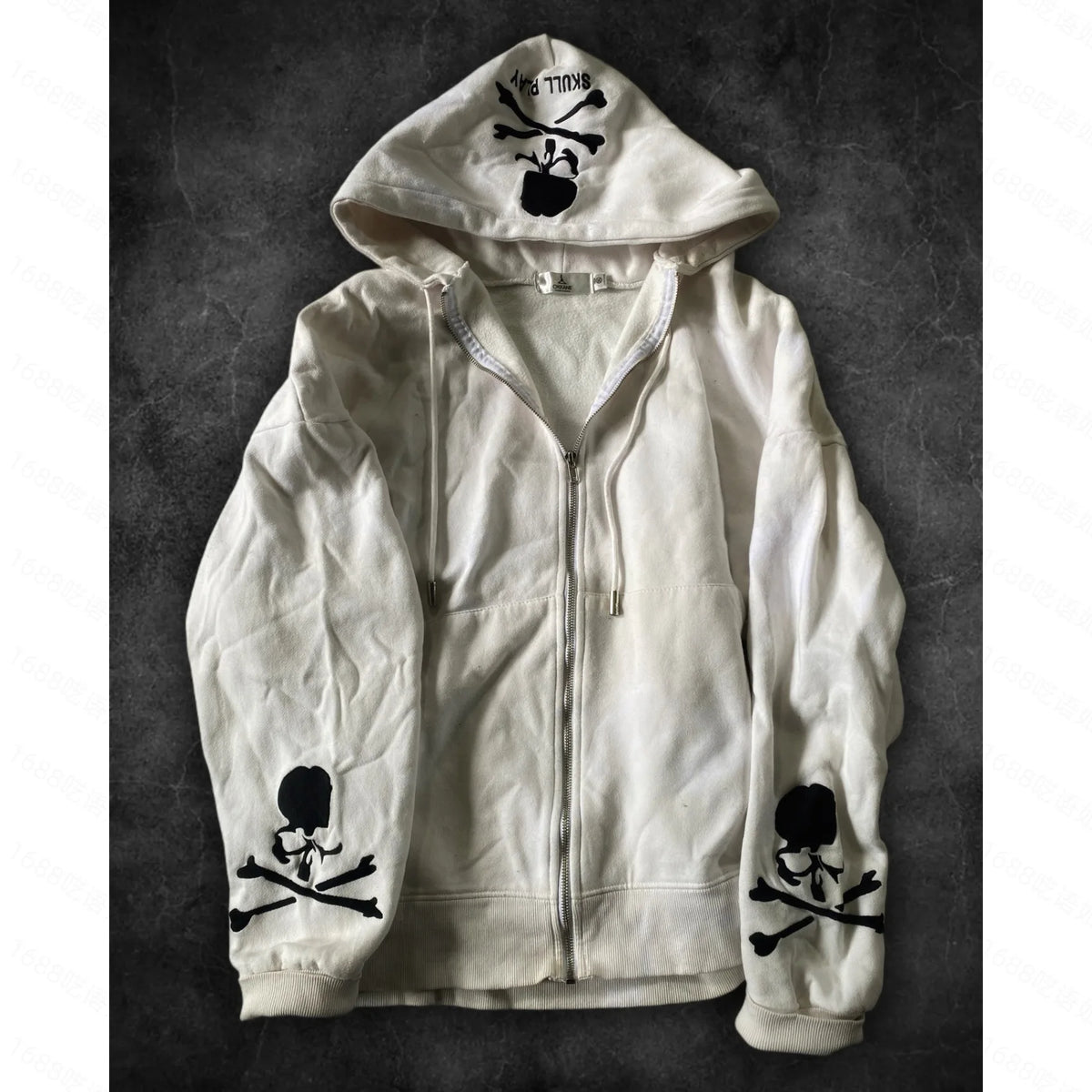 Skull Zip Hoodie