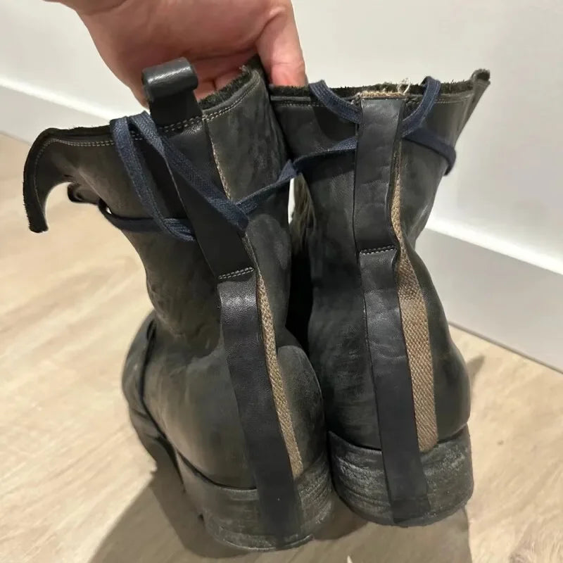 Lace Combat Boots