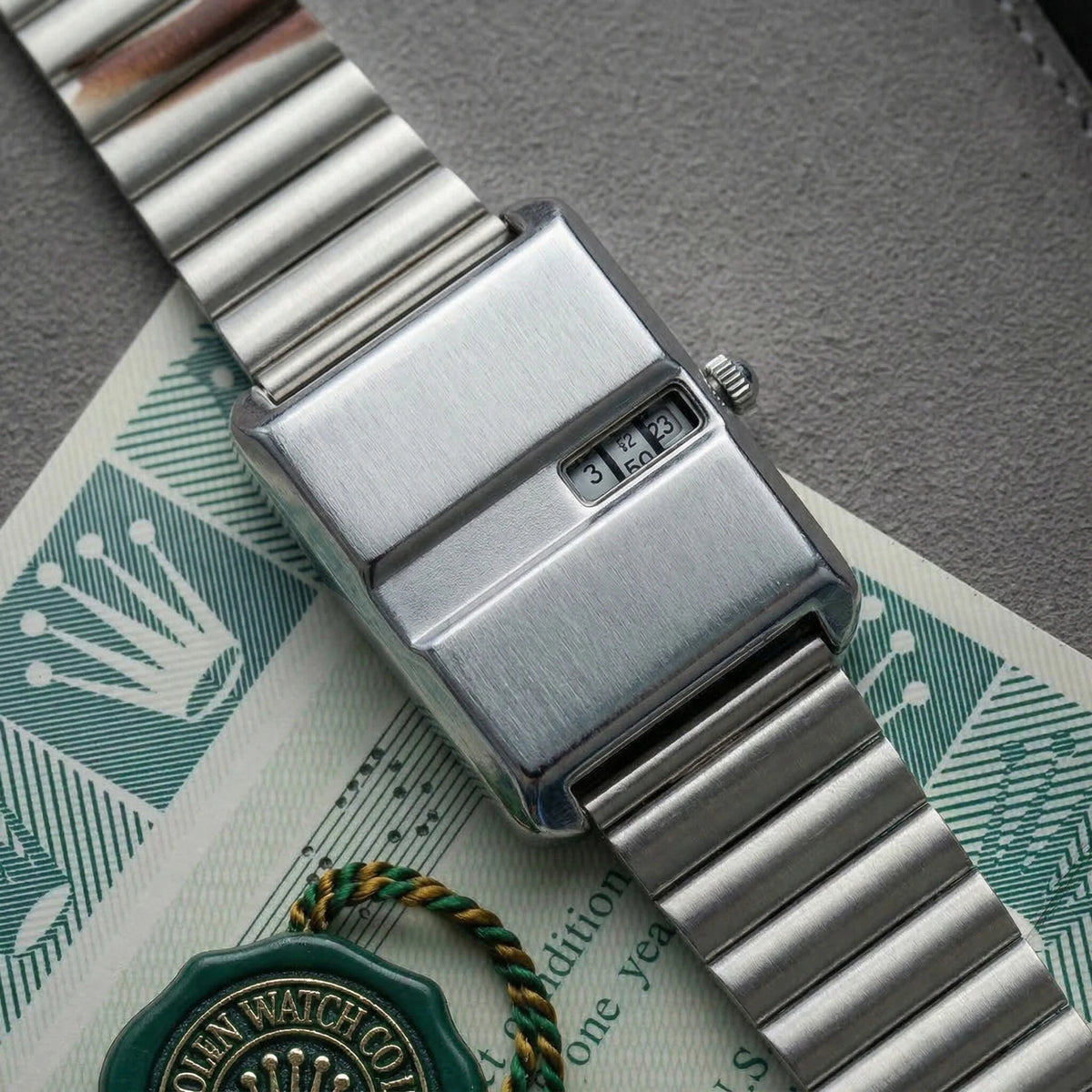 Square Steel Watch