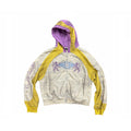 spray dyed waffle hoodie
