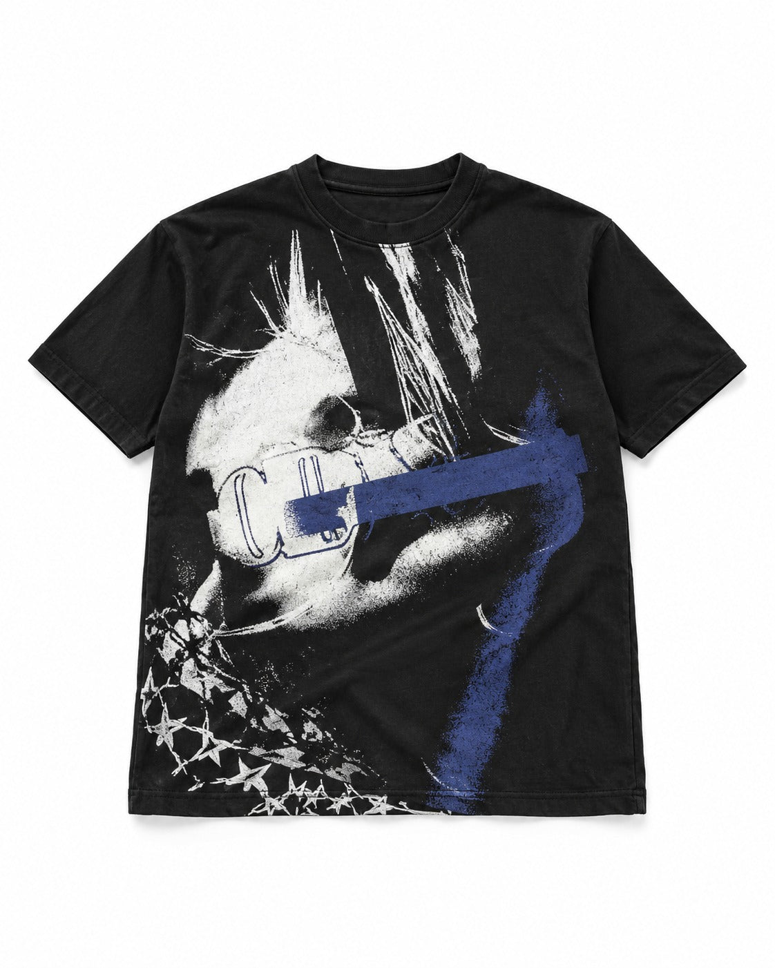 Portrait Print Polo Tee