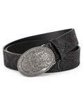 Black Western Buckle Belt