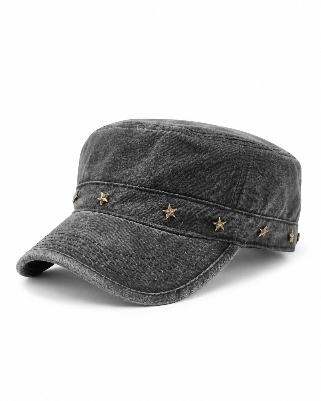 Star Rivet Washed Cadet Cap