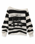 Striped Punk Knit Sweater