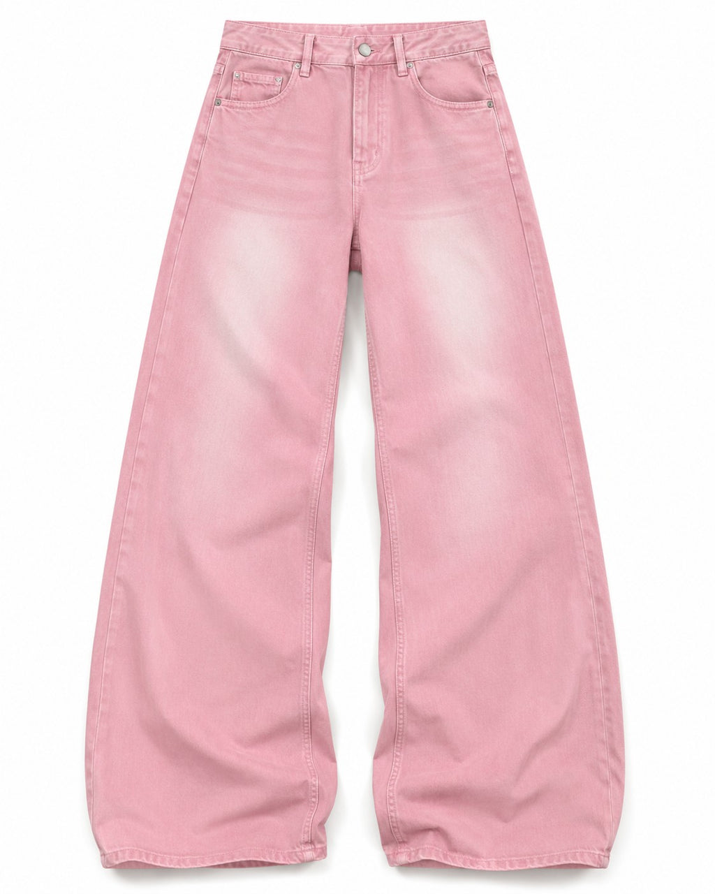 Pink Wash Baggy Jeans