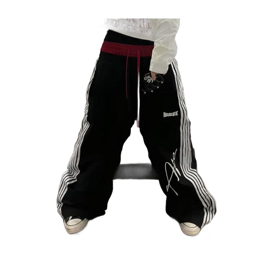 Double Waist Wide Pants
