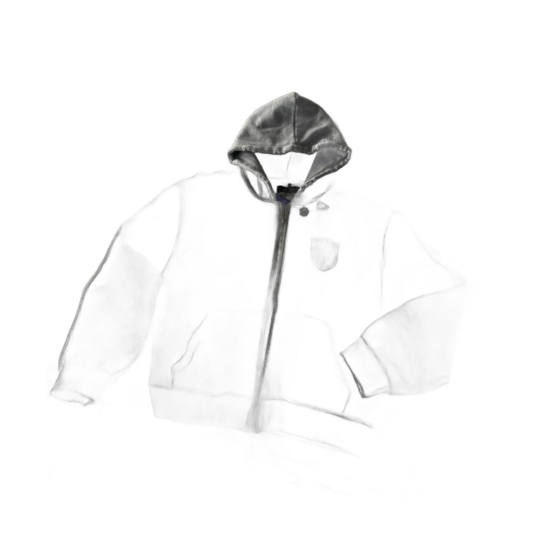 Templar Knight Washed Zip Hoodie
