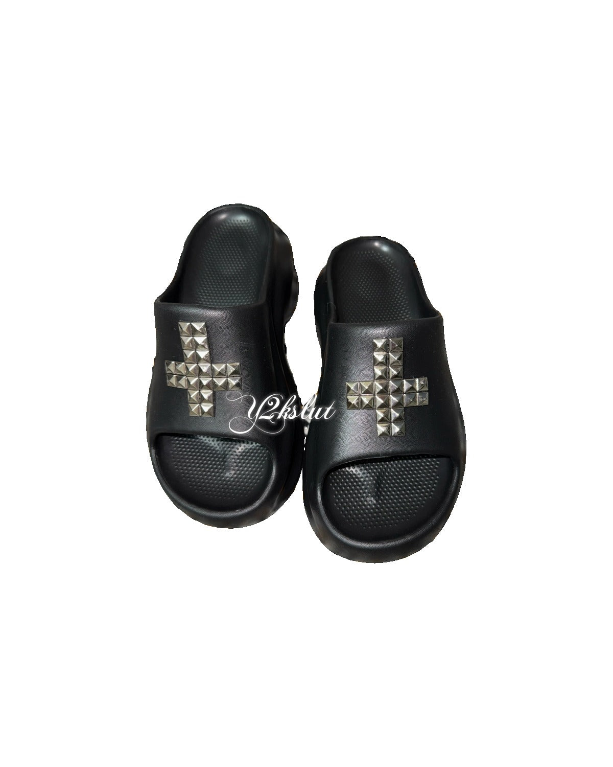 Studded Flat Slides