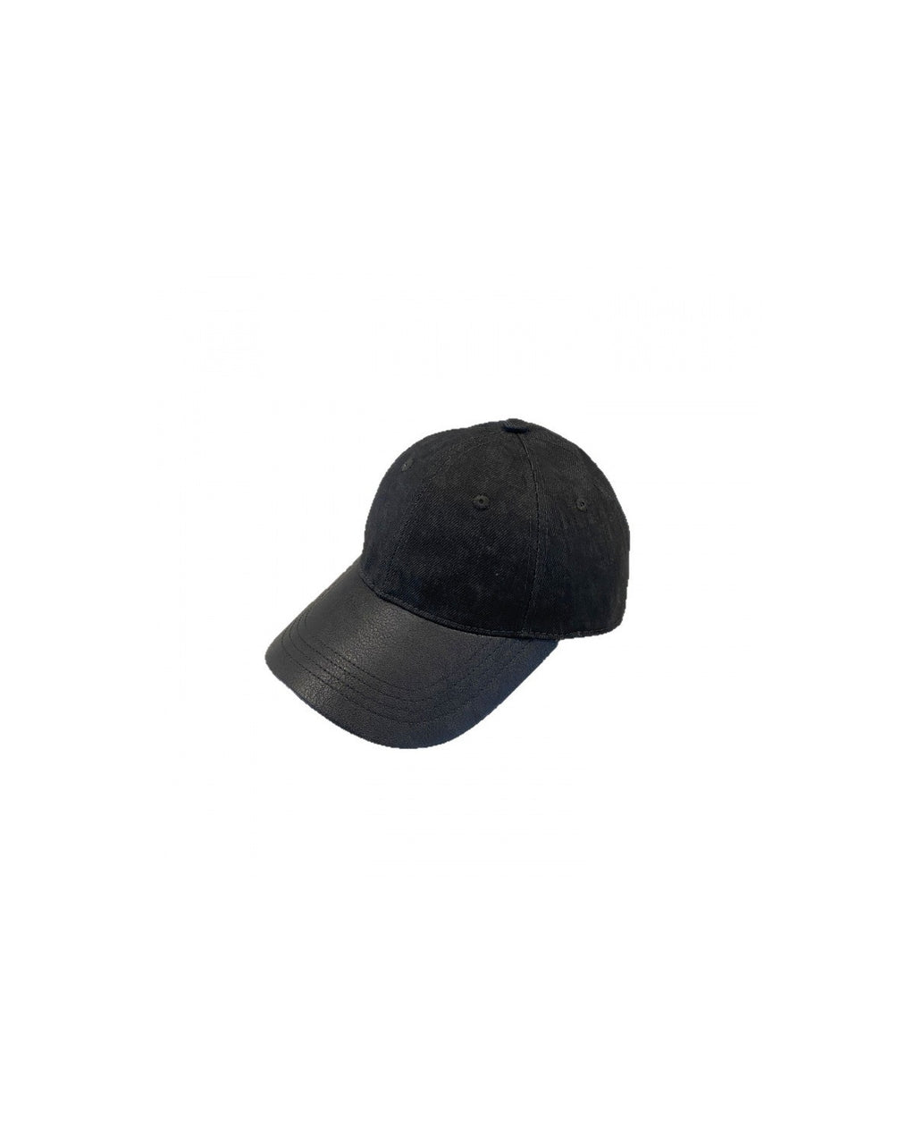 Black Leather Cap