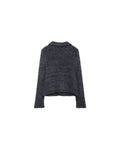 Frayed Turtleneck Knit